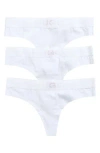 Hugo Boss Boss 3-pack Thongs In White