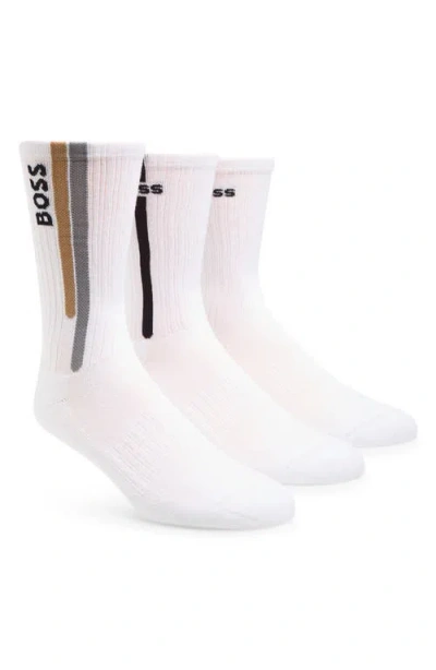 HUGO BOSS BOSS 3-PACK CREW SOCKS