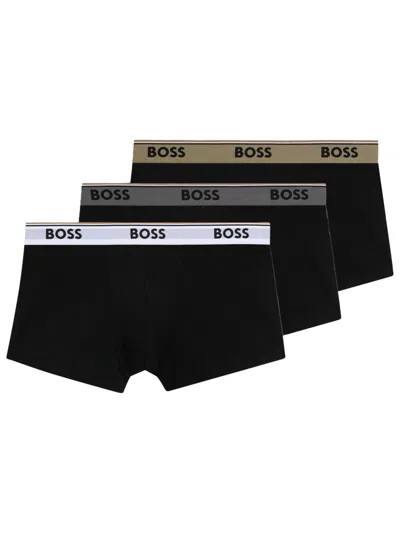Hugo Boss Boss 3-pack Of Boxer Shorts In Black