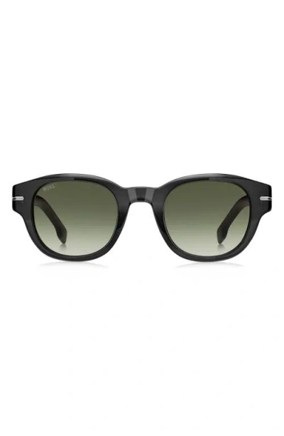 HUGO BOSS BOSS 48MM GRADIENT SMALL RECTANGULAR SUNGLASSES