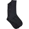 Hugo Boss Boss 5-pack Crew Socks In Blue