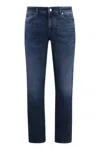 Hugo Boss Slim-fit Jeans In Blue Mechanical-stretch Denim In Blue