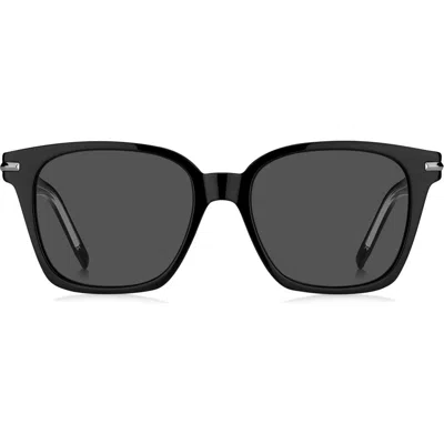 Hugo Boss Boss 53mm Cat Eye Sunglasses In Black