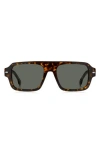 Hugo Boss 53mm Flat Top Sunglasses