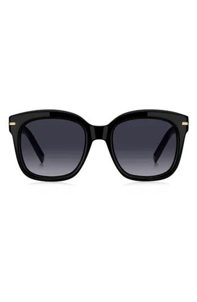 Hugo Boss Boss 53mm Gradient Square Sunglasses In Black