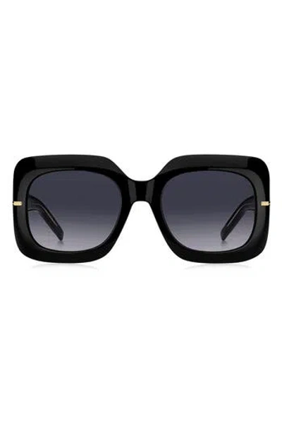 Hugo Boss Boss 54mm Gradient Square Sunglasses In Black