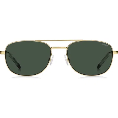 Hugo Boss Boss 56mm Navigator Sunglasses In Green