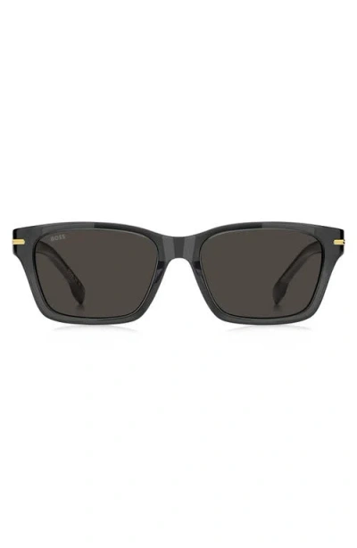 Hugo Boss Boss 56mm Rectangular Sunglasses