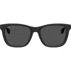 Hugo Boss Boss 56mm Rectangular Sunglasses In Black