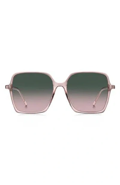 Hugo Boss Boss 57mm Oversize Square Sunglasses In Pink