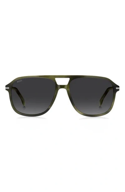 Hugo Boss Boss 57mm Square Sunglasses