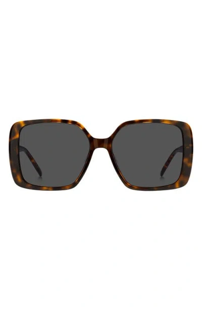 Hugo Boss Boss 57mm Sunglasses In Brown