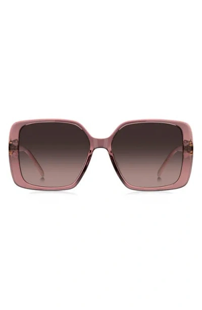 Hugo Boss Boss 57mm Sunglasses In Brown