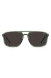 Hugo Boss Boss 58mm Navigator Sunglasses In Green