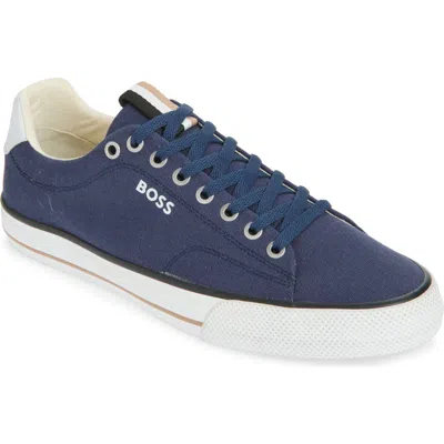 Hugo Boss Boss Aiden Sneaker In Dark Blue