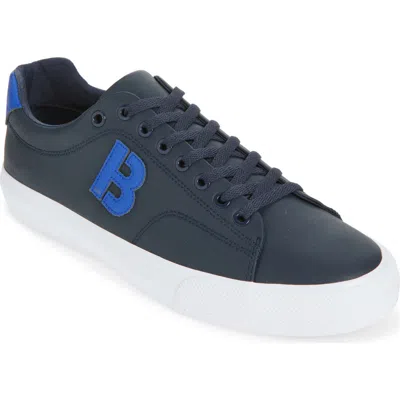 Hugo Boss Boss Aiden Tenn Low Top Sneaker In Dark Blue