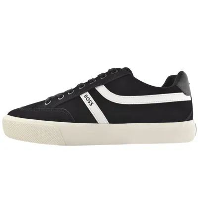 Hugo Boss Boss Aiden Tennis Trainers Dark Blue In Navy
