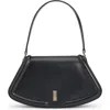 Hugo Boss Hugo Ariell Leather Shoulder Bag In Black