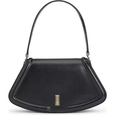 Hugo Boss Hugo Ariell Leather Shoulder Bag In Black