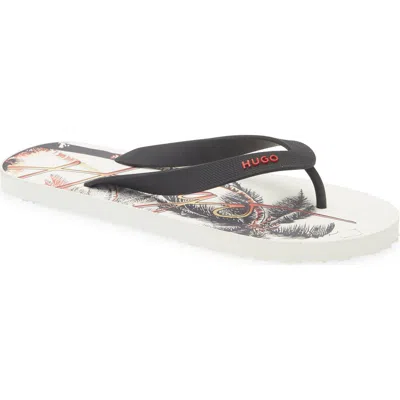 Hugo Boss Boss Arvel Flip Flop In Brown