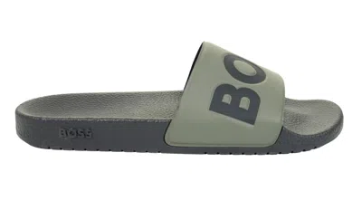 Hugo Boss Boss Aryeh Slide Open Green