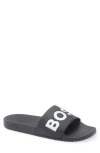 Hugo Boss Boss Aryeh Slide Sandal In Black