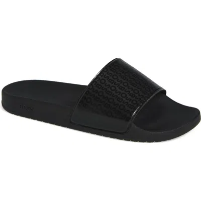Hugo Boss Boss Aryeh Slide Sandal In Black