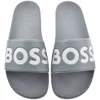 Hugo Boss Boss Aryeh Sliders Blue In Blue
