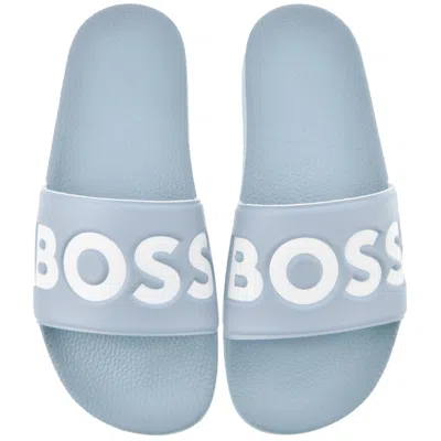 Hugo Boss Boss Aryeh Sliders Open Blue