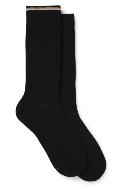 Hugo Boss Boss Assorted 2-pack Crew Socks In Black