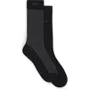 Hugo Boss Boss Assorted 2-pack Dress Socks In Black