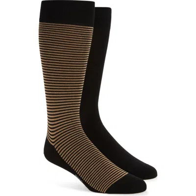 Hugo Boss Boss Assorted 2-pack Dress Socks In Black