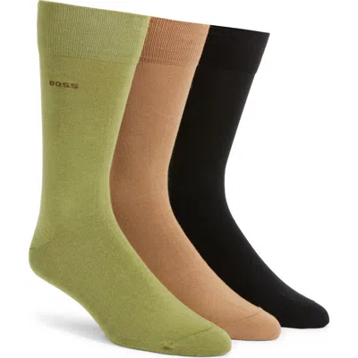 Hugo Boss Boss Assorted 3-pack Crew Socks