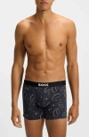 Hugo Boss Boss Assorted 3-pack Power Stretch Cotton Boxer Briefs In Multi