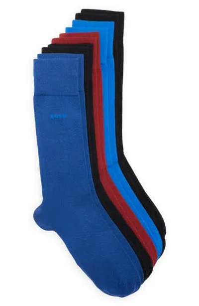 Hugo Boss Boss Assorted 5-pack Crew Socks In Multi