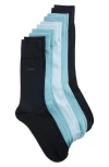 Hugo Boss Boss Assorted 5-pack Crew Socks In Multi