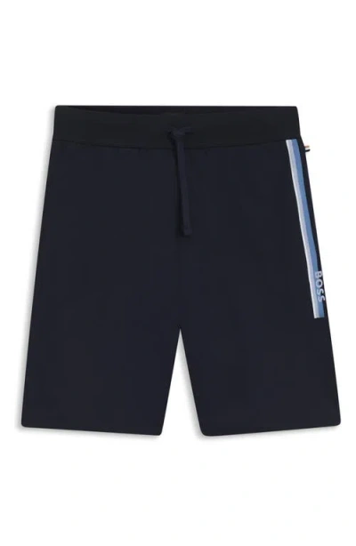 Hugo Boss Boss Authentic Pajama Shorts In Blue