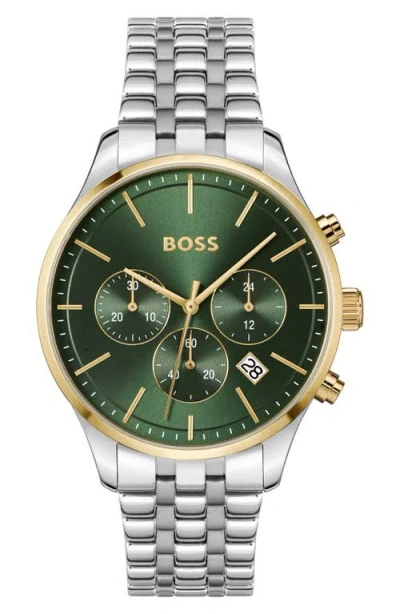 HUGO BOSS BOSS AVERY CHRONOGRAPH BRACELET WATCH, 42MM