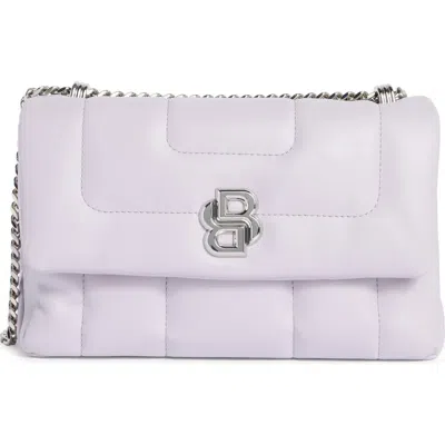 Hugo Boss Boss B Icon Quilted Convertible Shoulder Bag In Purple