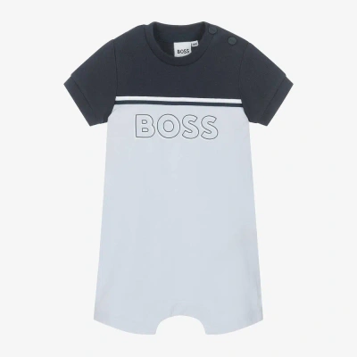 Hugo Boss Boss Baby Boys Blue Cotton Shortie