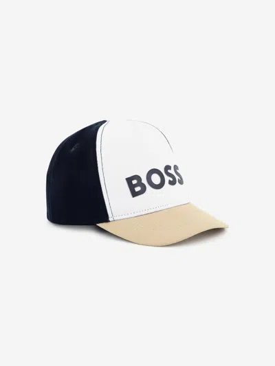 Hugo Boss Kids' Boss Baby Boys Logo Cap In Multi