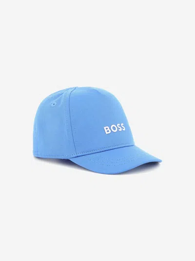 Hugo Boss Kids' Boss Baby Boys Logo Cap In Blue