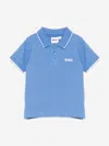 Hugo Boss Boss Baby Boys Logo Polo Shirt In Blue