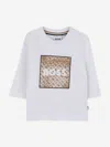 Hugo Boss Boss Baby Boys Long Sleeve Logo T-shirt In White