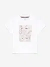 Hugo Boss Boss Baby Boys Monogram T-shirt In White
