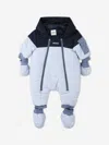 Hugo Boss Boss Baby Boys Snowsuit Ih Blue In Blue