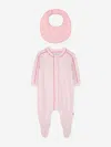 Hugo Boss Boss Baby Girls Babygrow Gift Set In Pink