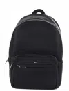 Hugo Boss Embossed-pattern Backpack In Black