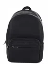 Hugo Boss Embossed-pattern Backpack In Black
