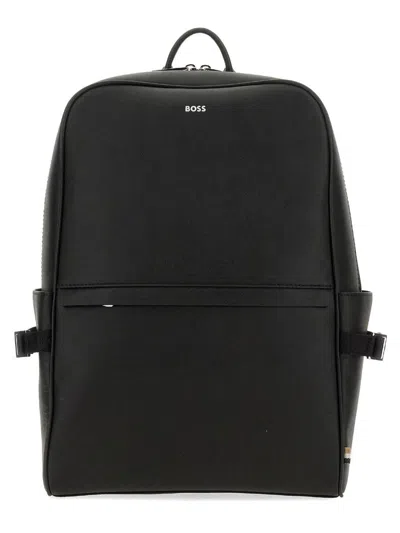 Hugo Boss Boss Backpack "zair" In Black